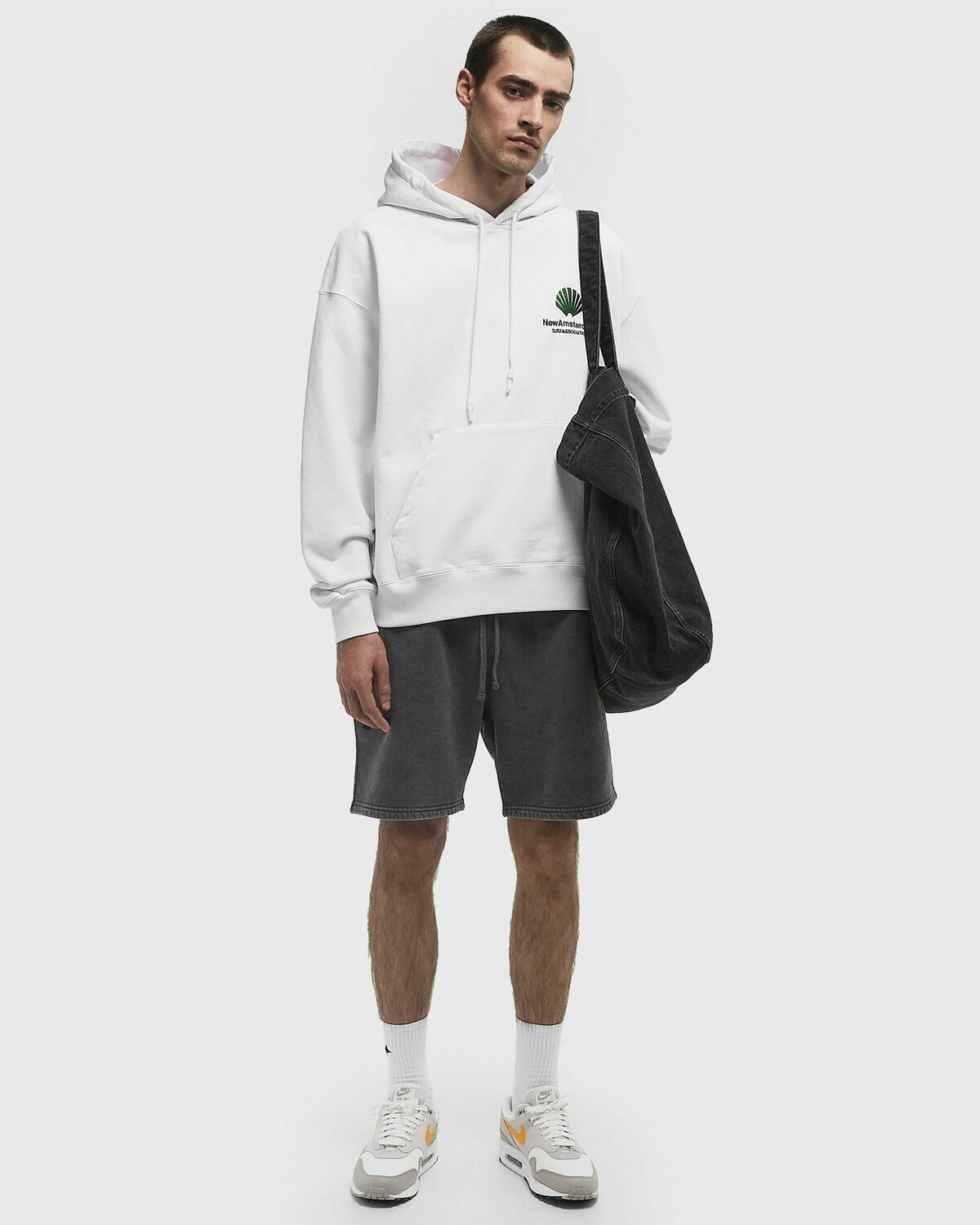New Amsterdam LOGO HOODIE SWEATER White Mens Hoody