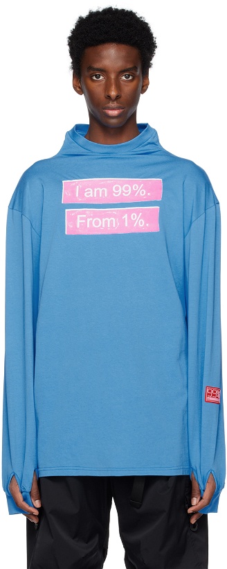 Photo: 99%IS- Blue Myeoksal Long Sleeve T-Shirt