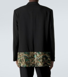 Dries Van Noten Embellished double-breasted wool blazer