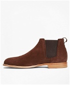 Brooks Brothers Men's Chelsea Suede Boots | Brown