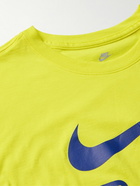 Nike - Air Logo-Print Cotton-Jersey T-Shirt - Yellow