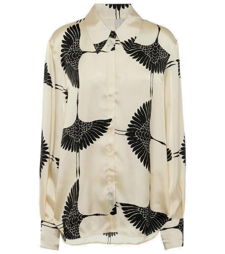 Photo: Khaite Minta printed twill shirt