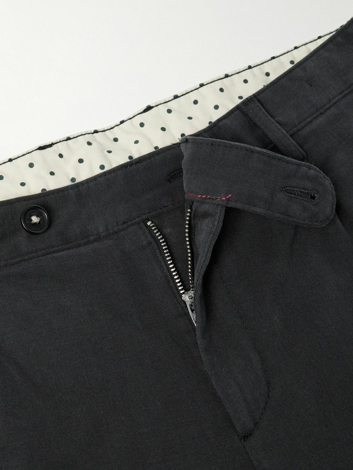 Massimo Alba - Straight-Leg Stretch-Cotton Gabardine Trousers - Gray