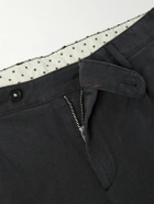 Massimo Alba - Straight-Leg Stretch-Cotton Gabardine Trousers - Gray