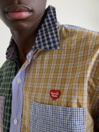 Human Made - Logo-Appliquéd Checked Cotton Shirt - Multi