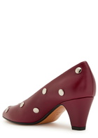 Bally Aline 55 Stud-embellished Leather Pumps