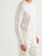 Brunello Cucinelli - Slim-Fit Cotton Sweater - Neutrals