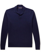 Loro Piana - Virgin Wool Polo Shirt - Blue