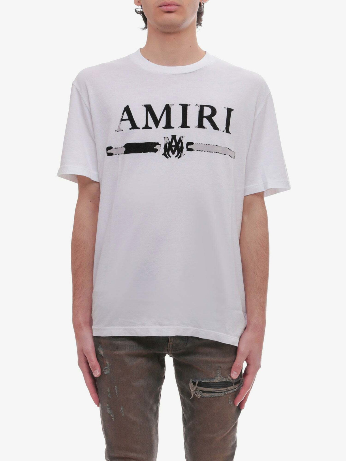 Amiri T Shirt White Mens Amiri