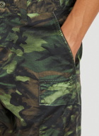 Camouflage Cargo Pants in Green