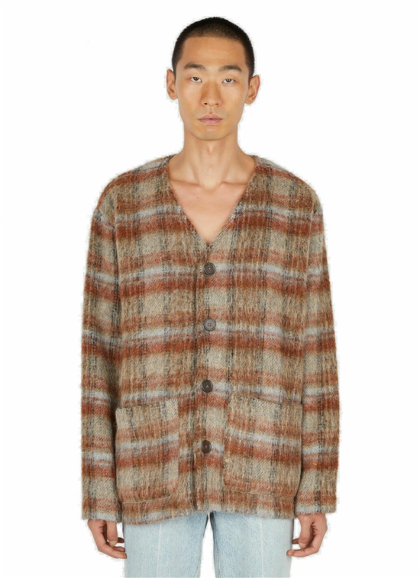 Photo: Ament Check Cardigan in Brown