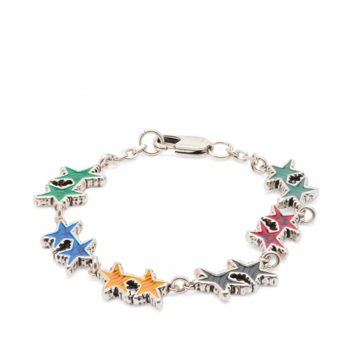 Photo: TwoJeys Melted Stars Bracelet Presented by END. in Silver