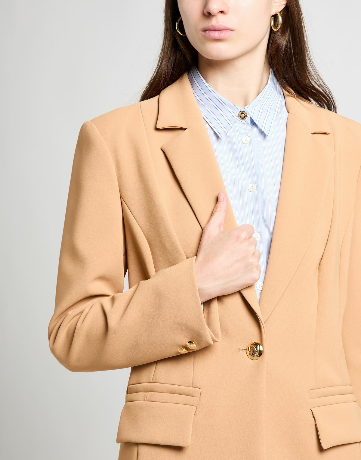 Elisabetta Franchi Essentials Womens Suit Sand