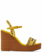 DOLCE & GABBANA 150mm Jacquard Espadrille Wedges