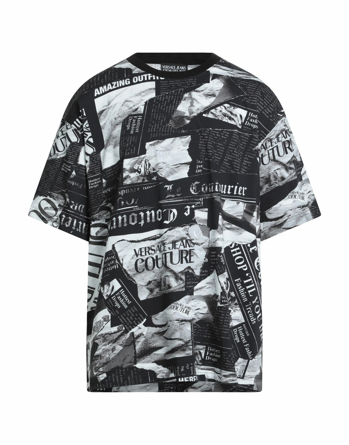 Versace Jeans Couture Mens T-shirt in Black