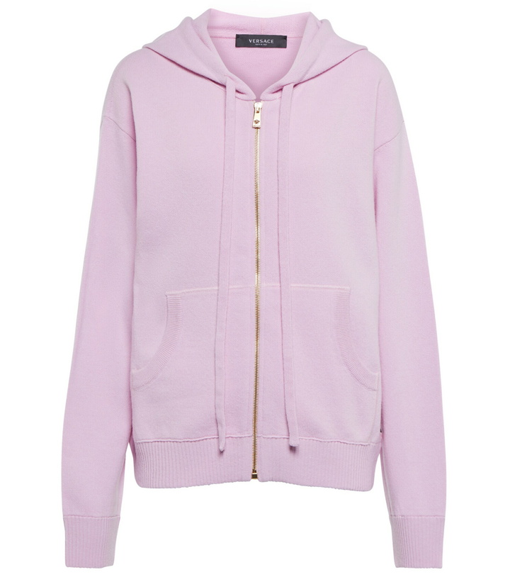 Photo: Versace - Cashmere and wool hoodie