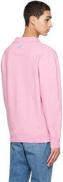 Commission Pink Cutout Polo