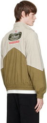 Rhude Khaki Desert Racing Track Jacket