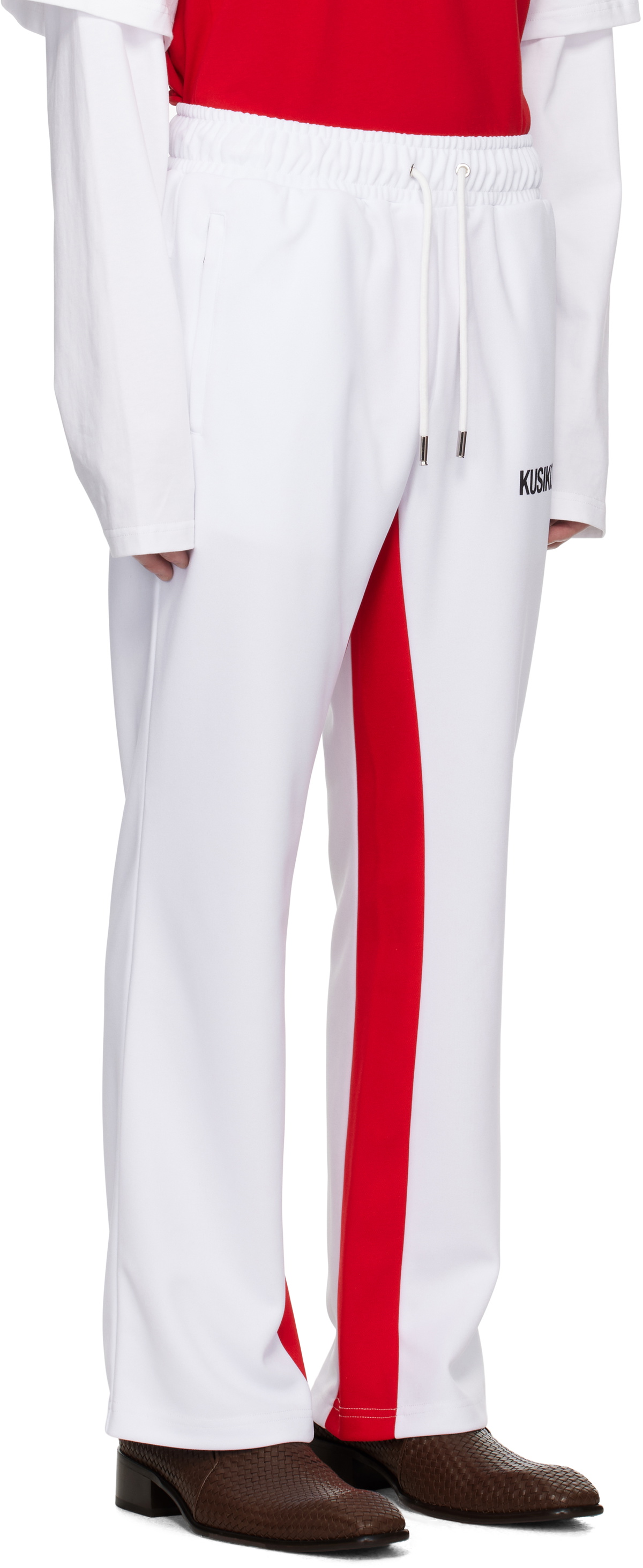 KUSIKOHC White Suite Track Pants