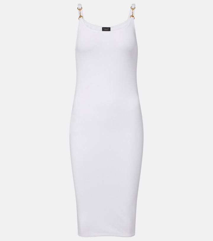 Photo: Gucci Horsebit jersey minidress
