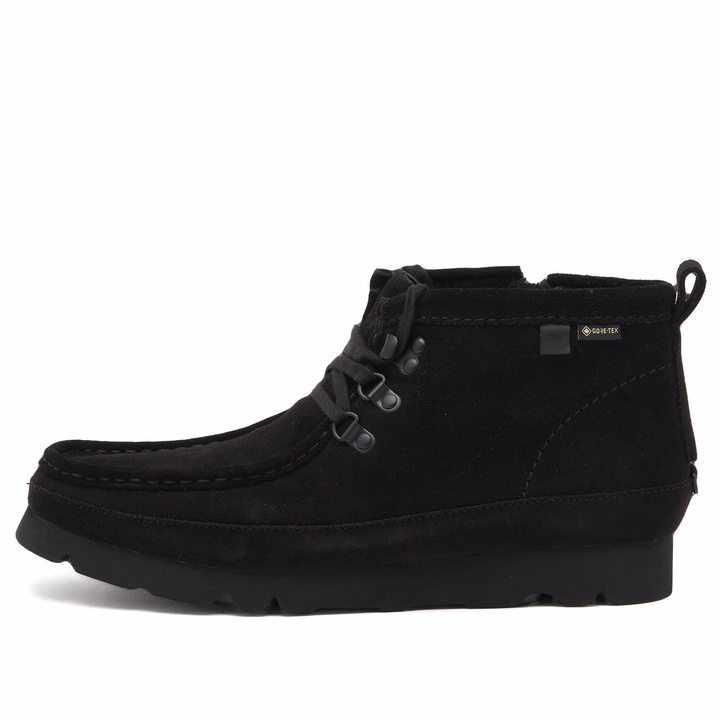Photo: DAIWA Men's Pier39 x Clarks Originals Wallabee Angler in Black