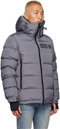 Moncler Grenoble Grey Isorno Down Jacket