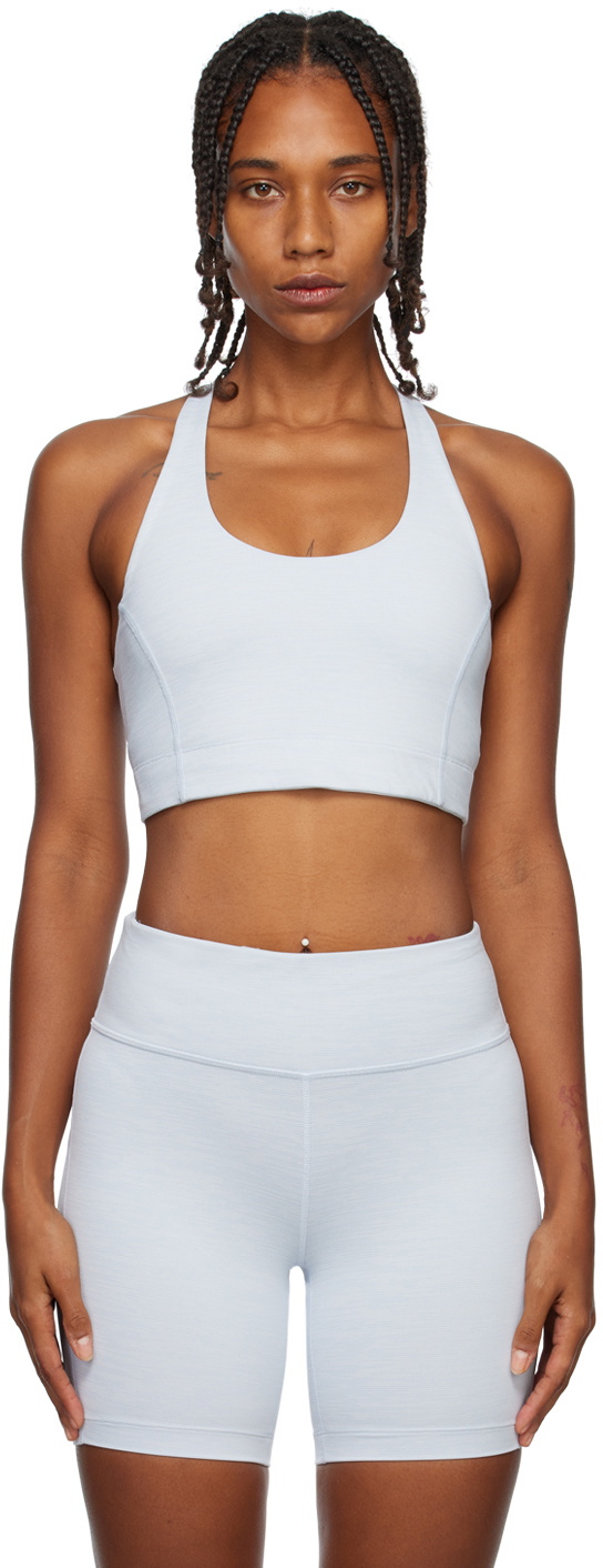 Buy Outdoor Voices Blue Sculpt Hi Apex Sport Bra - Jasmine At 70% Off