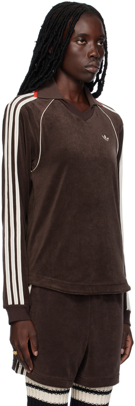 Wales Bonner Brown adidas Originals Edition Polo Wales Bonner