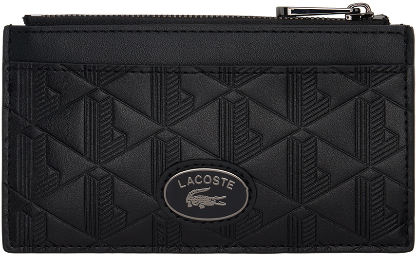 Lacoste Anna Flap Wallet Black Color (LACOSTE/折りたたみ財布