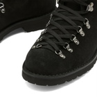 Fracap Men's M128 Commando Sole Scarponcino Boot in Black Suede