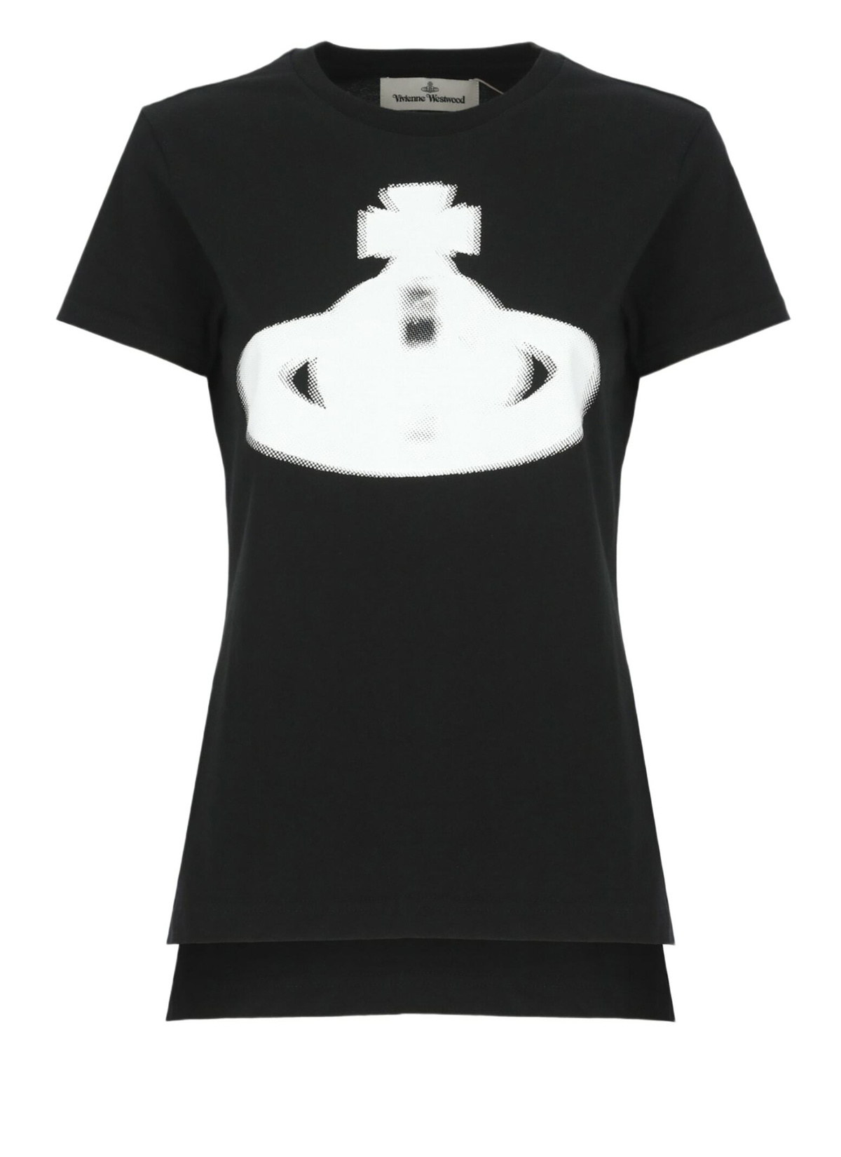 VIVIENNE WESTWOOD - Cotton Logo Cropped T-shirt Vivienne