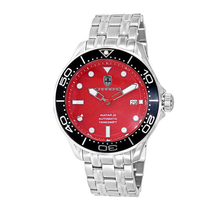 Photo: Torino Carrero Avatar Automatic Red Dial Mens Watch JC1S6161RD_BK