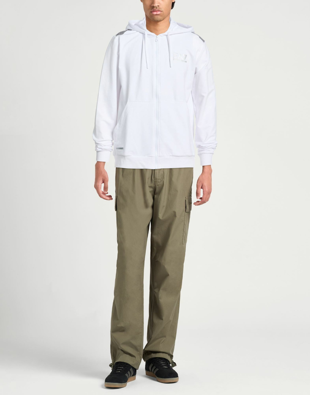 Ea7 Mens Sweatshirt in White