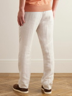 Kingsman - Straight-Leg Linen Suit Trousers - Neutrals
