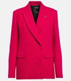 Amiri - Double-breasted bouclé blazer