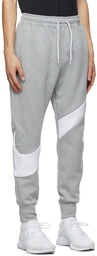 Nike Grey Sportswear Swoosh Tech Lounge Pants