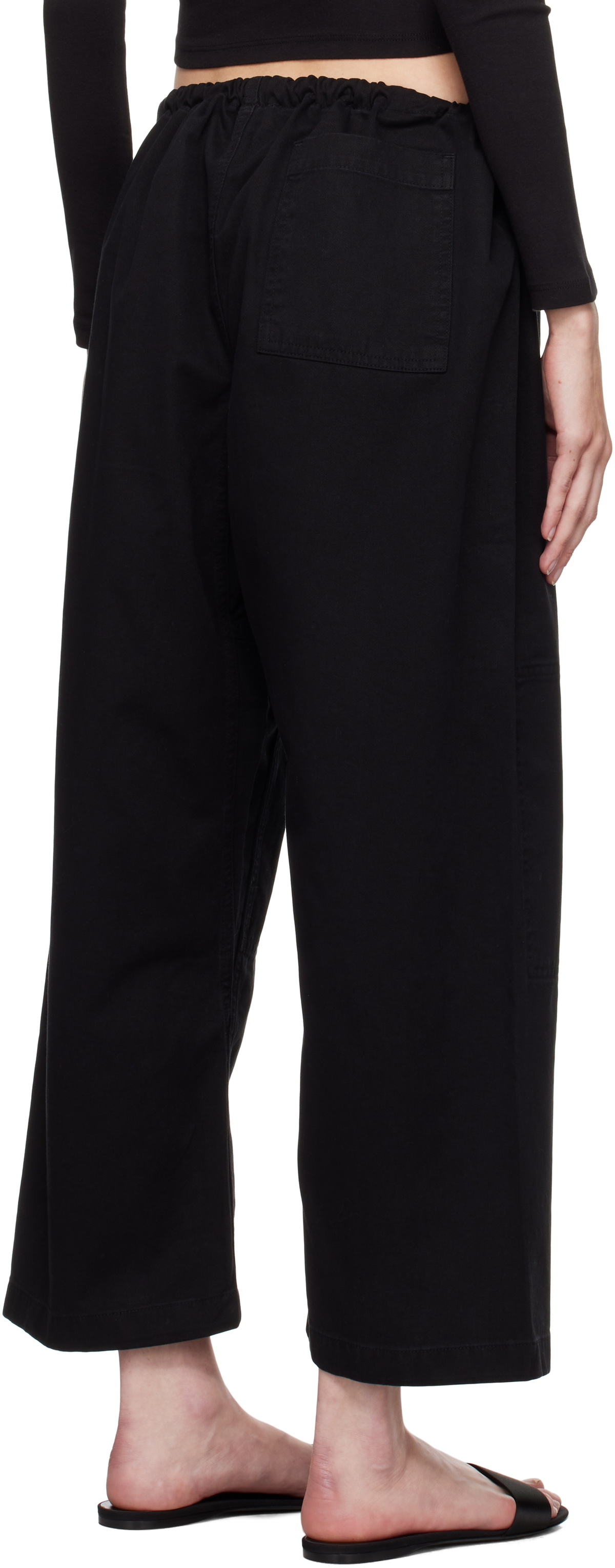 Gil Rodriguez Black 'The Lou' Lounge Pants