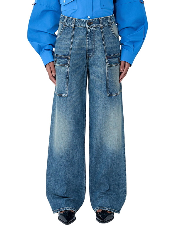 Photo: Miu Miu Cargo Denim Jeans