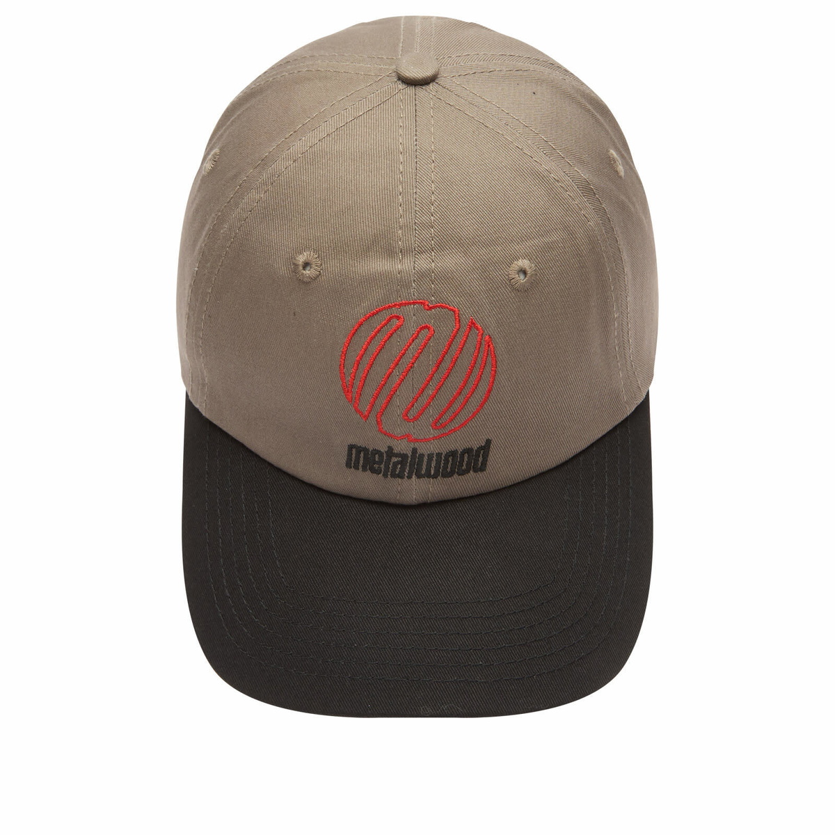 Metalwood Studio Men's Team Logo Dad Cap in Grey 