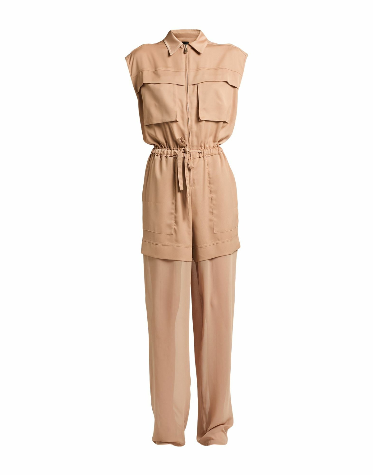 Pinko Womens Jumpsuit Camel