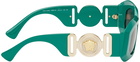 Versace Green Medusa Sunglasses