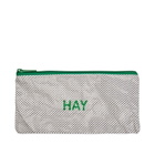 HAY Candy Mono Wash Bag - Flat Set of 3 in Grey 