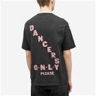Magic Castles Men's Dancers Only T-Shirt in Vintage Black
