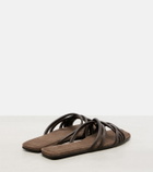 Brunello Cucinelli Leather slides