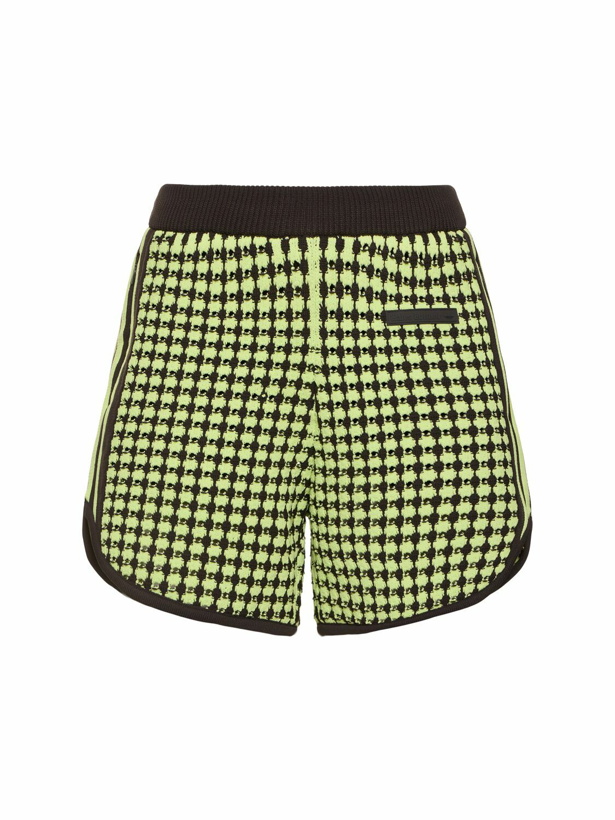 Photo: ADIDAS ORIGINALS Wales Bonner Crochet Shorts