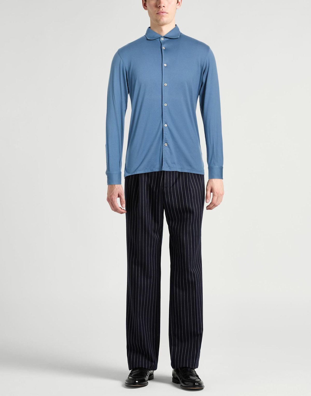 Fedeli Mens Shirt Light in Blue
