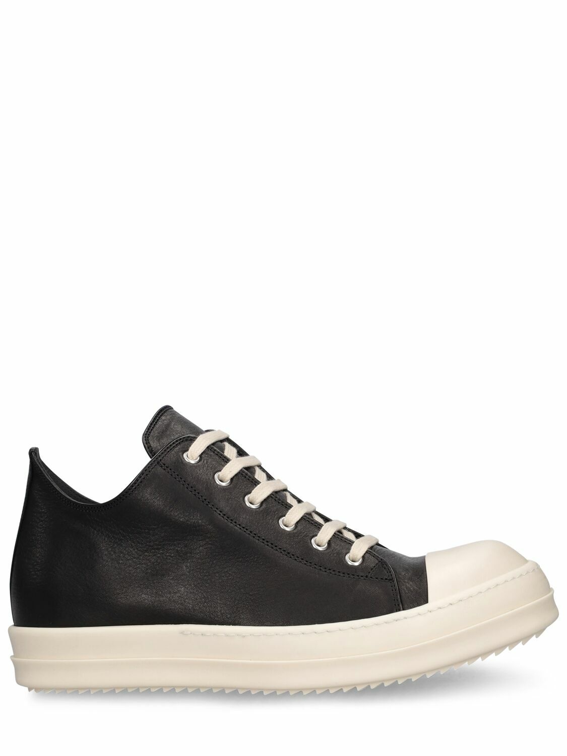 Photo: RICK OWENS Low Sneaks Leather Sneakers