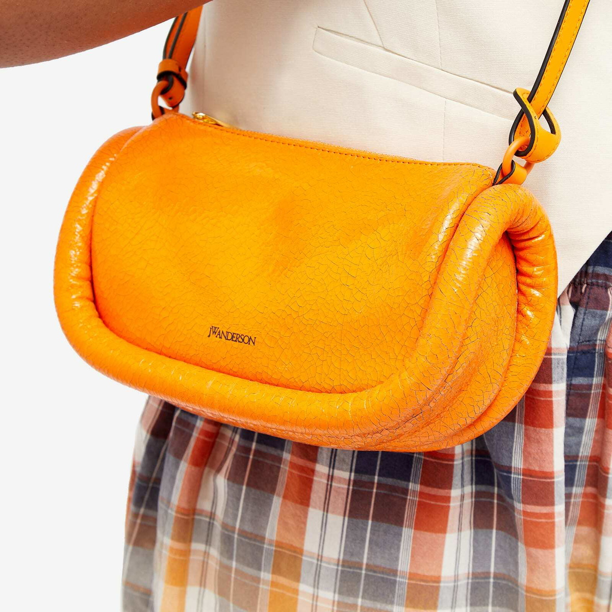 JW Anderson ショート丈ボンバー JW Anderson Brown Leather Bomber Jacket JW Anderson