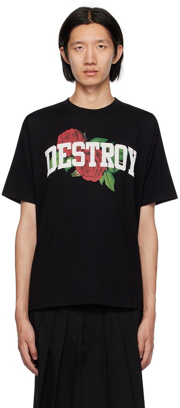Photo: UNDERCOVER Black 'Destroy' T-Shirt