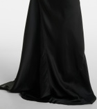 Rick Owens Coda draped satin maxi skirt